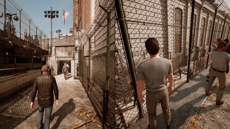 A gameplay scene from A Way Out.