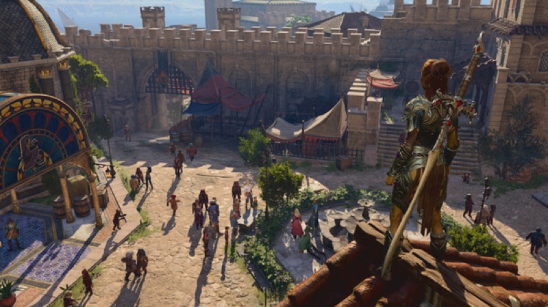 A gameplay scene from Baldur's Gate 3.