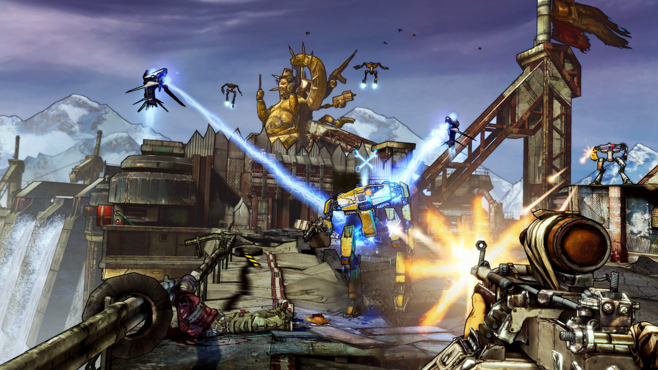 A publisher-submitted gameplay scene from Borderlands 2.