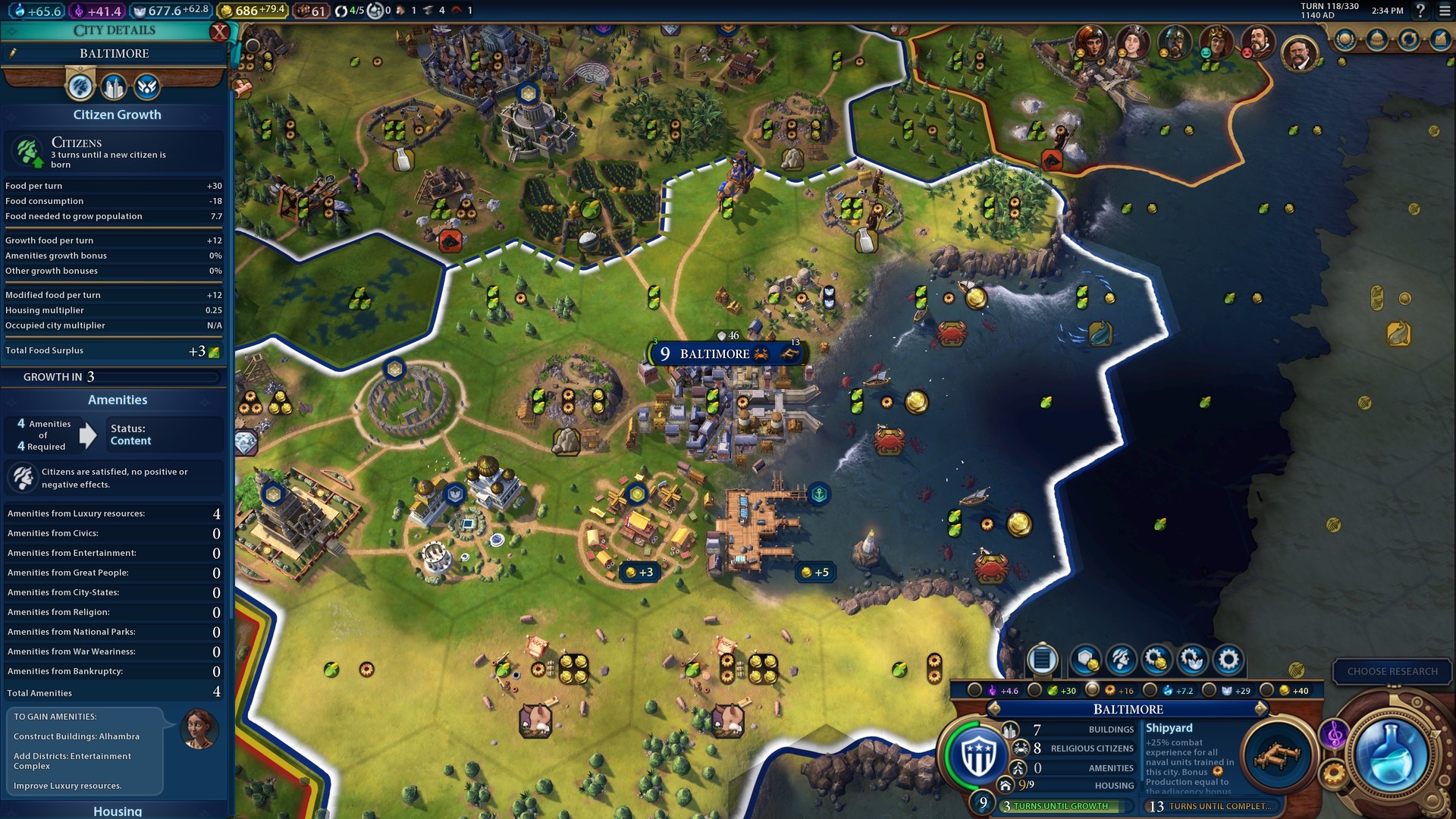Publisher-submitted Sid Meier’s Civilization VI gameplay screenshot 2.