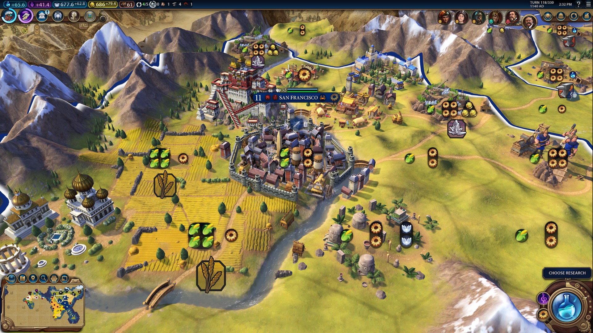 Publisher-submitted Sid Meier’s Civilization VI gameplay screenshot 3.