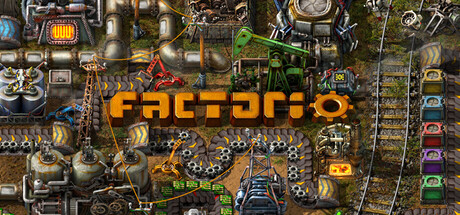 Official key art for Factorio.