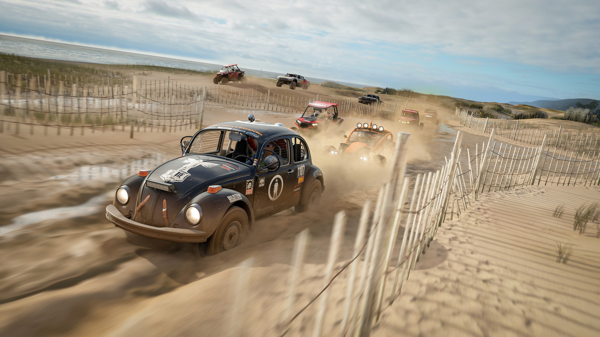 A publisher-submitted gameplay scene from Forza Horizon 4.