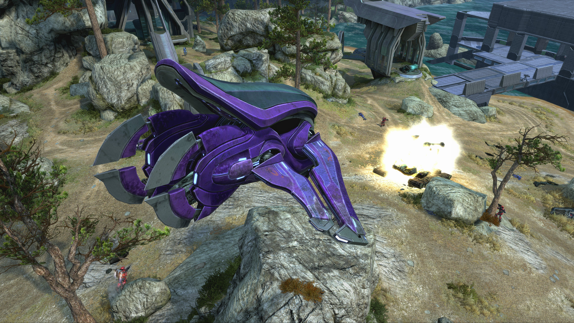 A publisher-submitted gameplay scene from Halo: The Master Chief Collection.