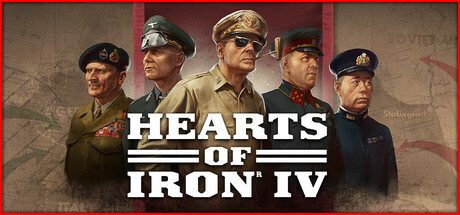 Official key art for Hearts of Iron IV.