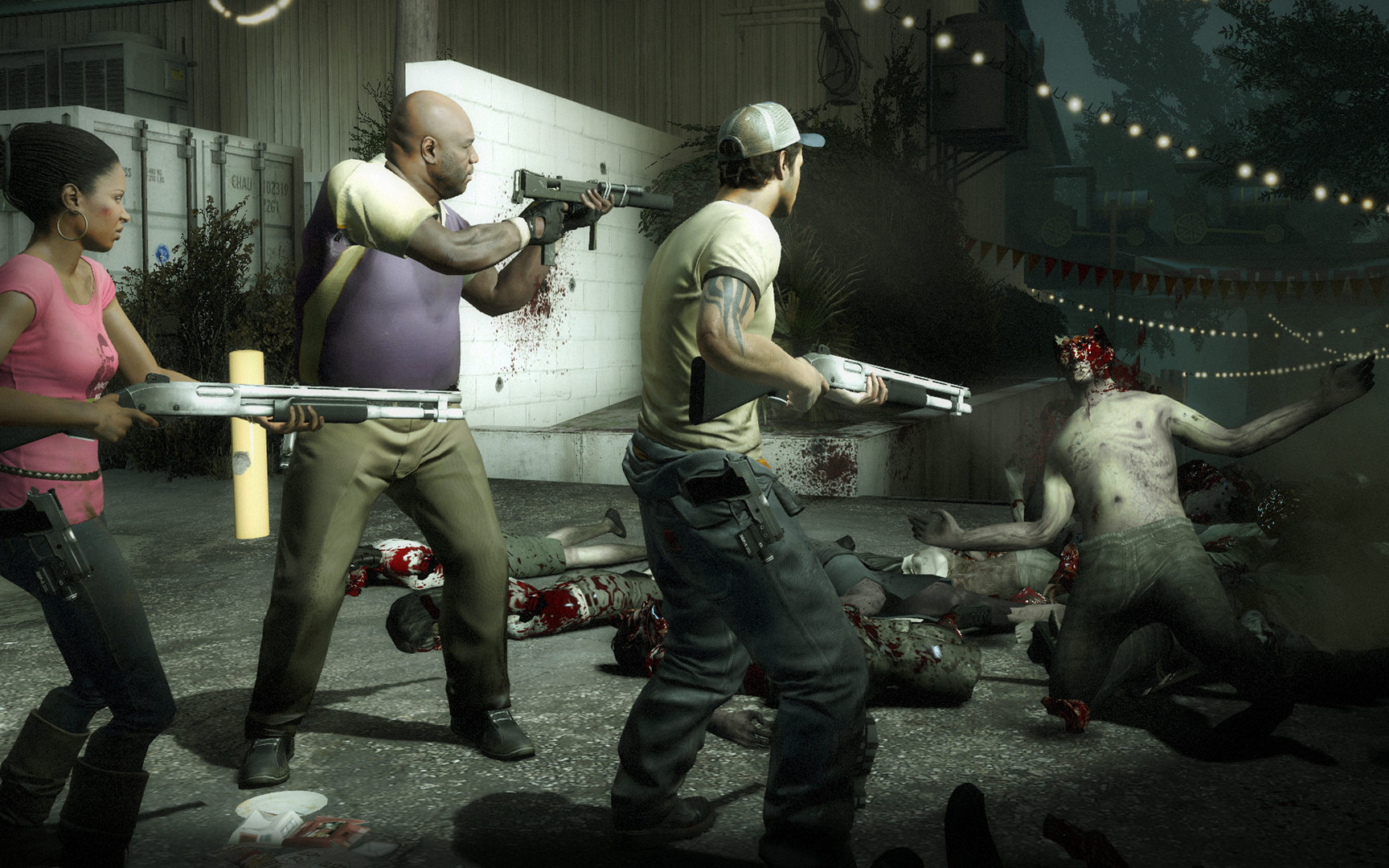 A publisher-submitted gameplay scene from Left 4 Dead 2.