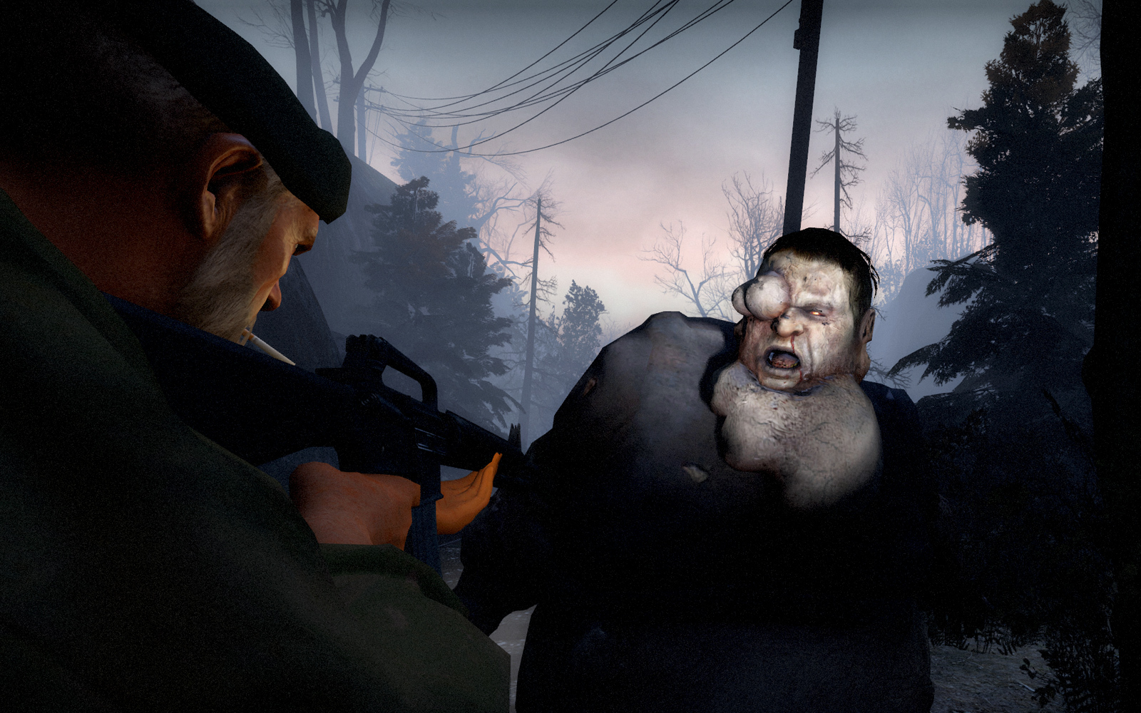 A publisher-submitted gameplay scene from Left 4 Dead.