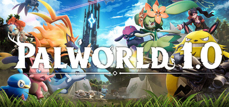 Official key art for Palworld.
