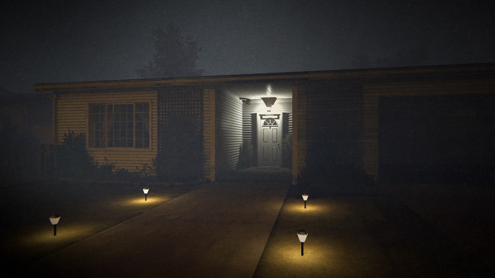A gameplay scene from Phasmophobia.