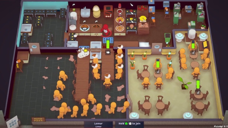 A gameplay scene from PlateUp!.