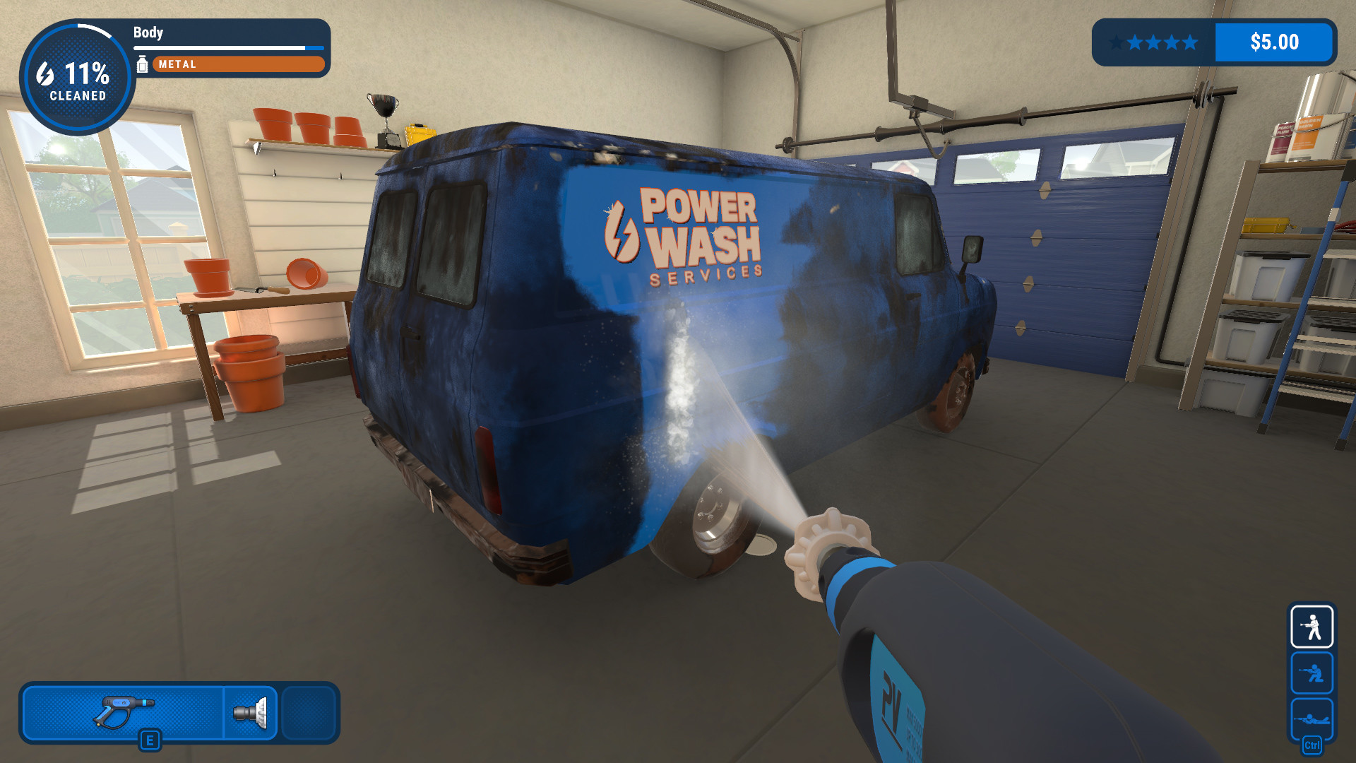 A publisher-submitted gameplay scene from PowerWash Simulator.