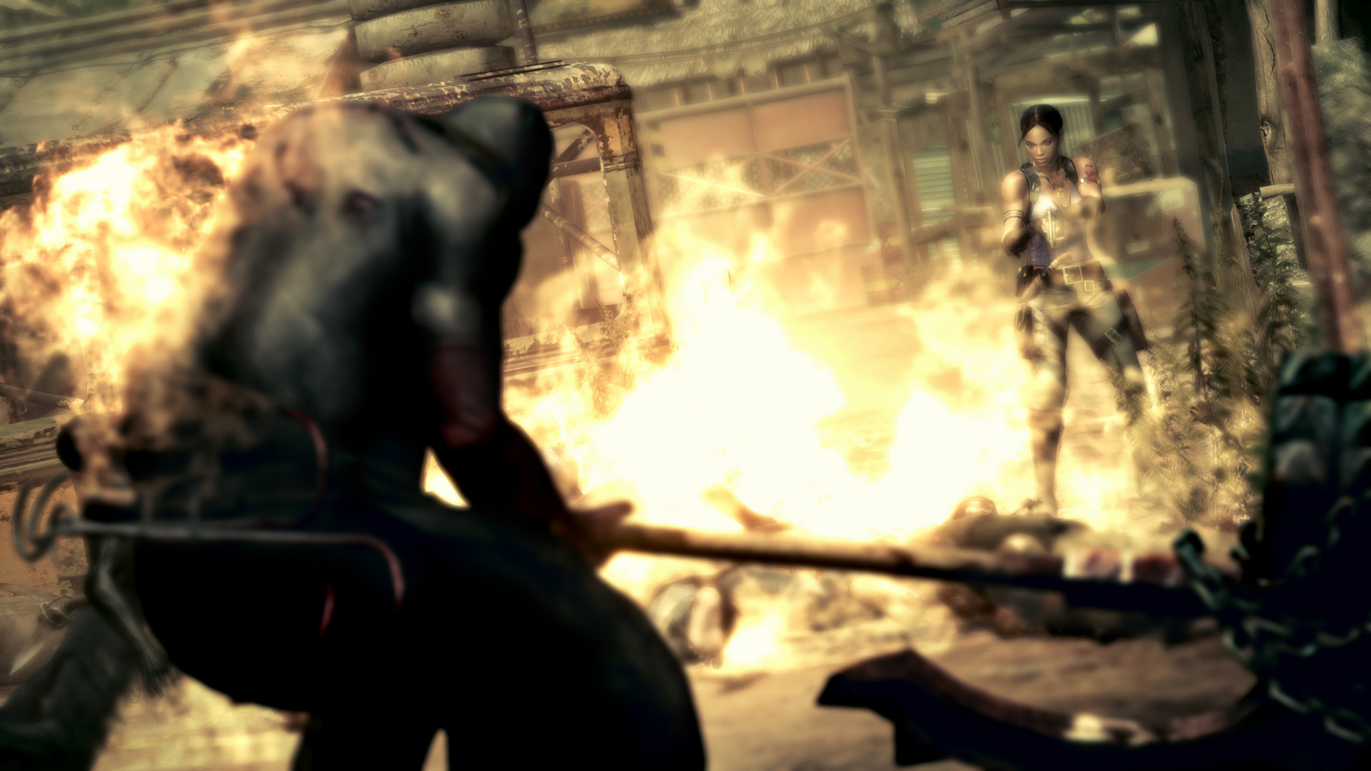Publisher-submitted Resident Evil 5 gameplay screenshot 3.