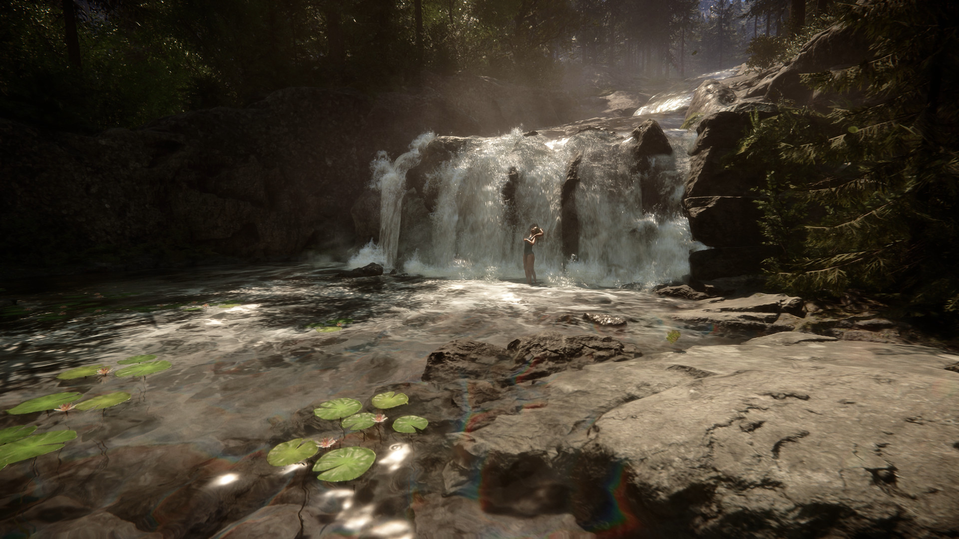 A publisher-submitted gameplay scene from Sons Of The Forest.