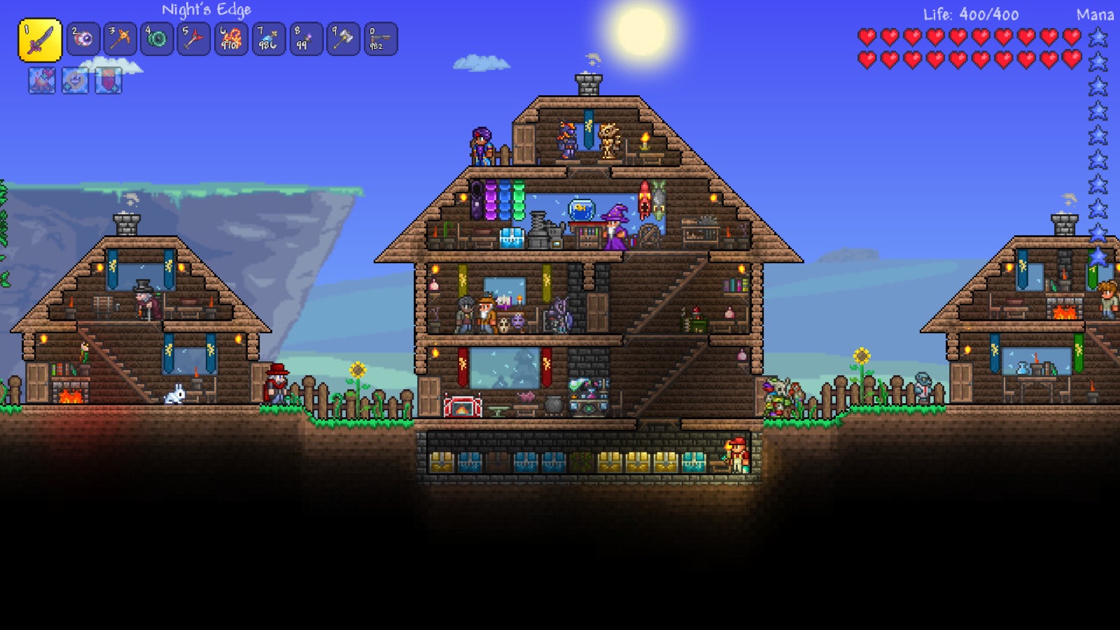 A gameplay scene from Terraria.