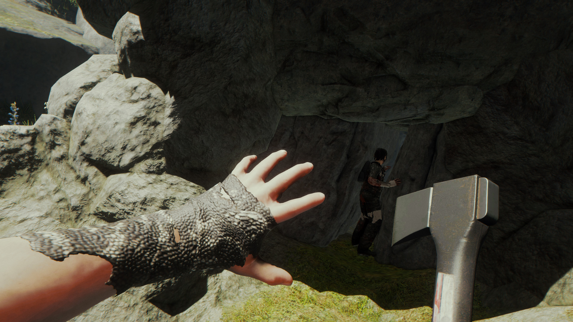 A publisher-submitted gameplay scene from The Forest.