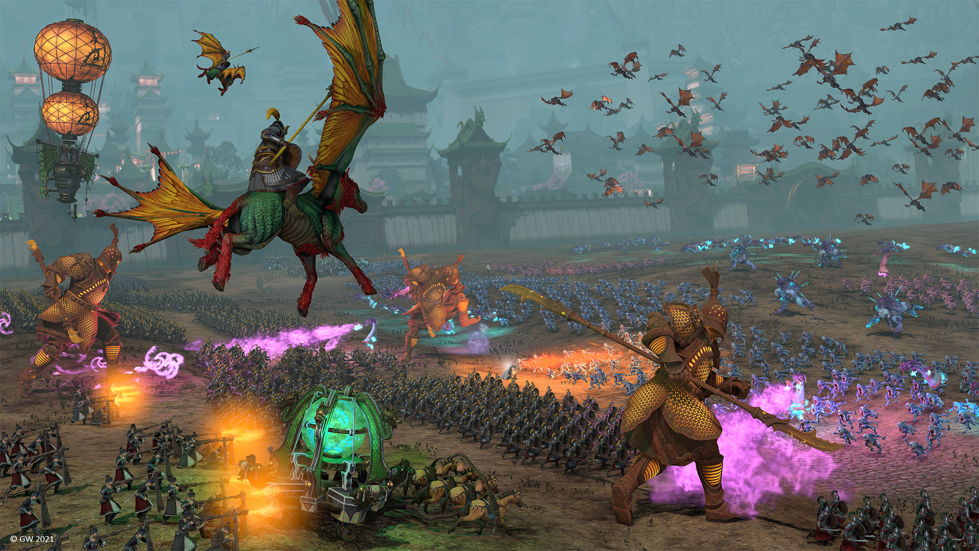 A publisher-submitted gameplay scene from Total War: WARHAMMER III.