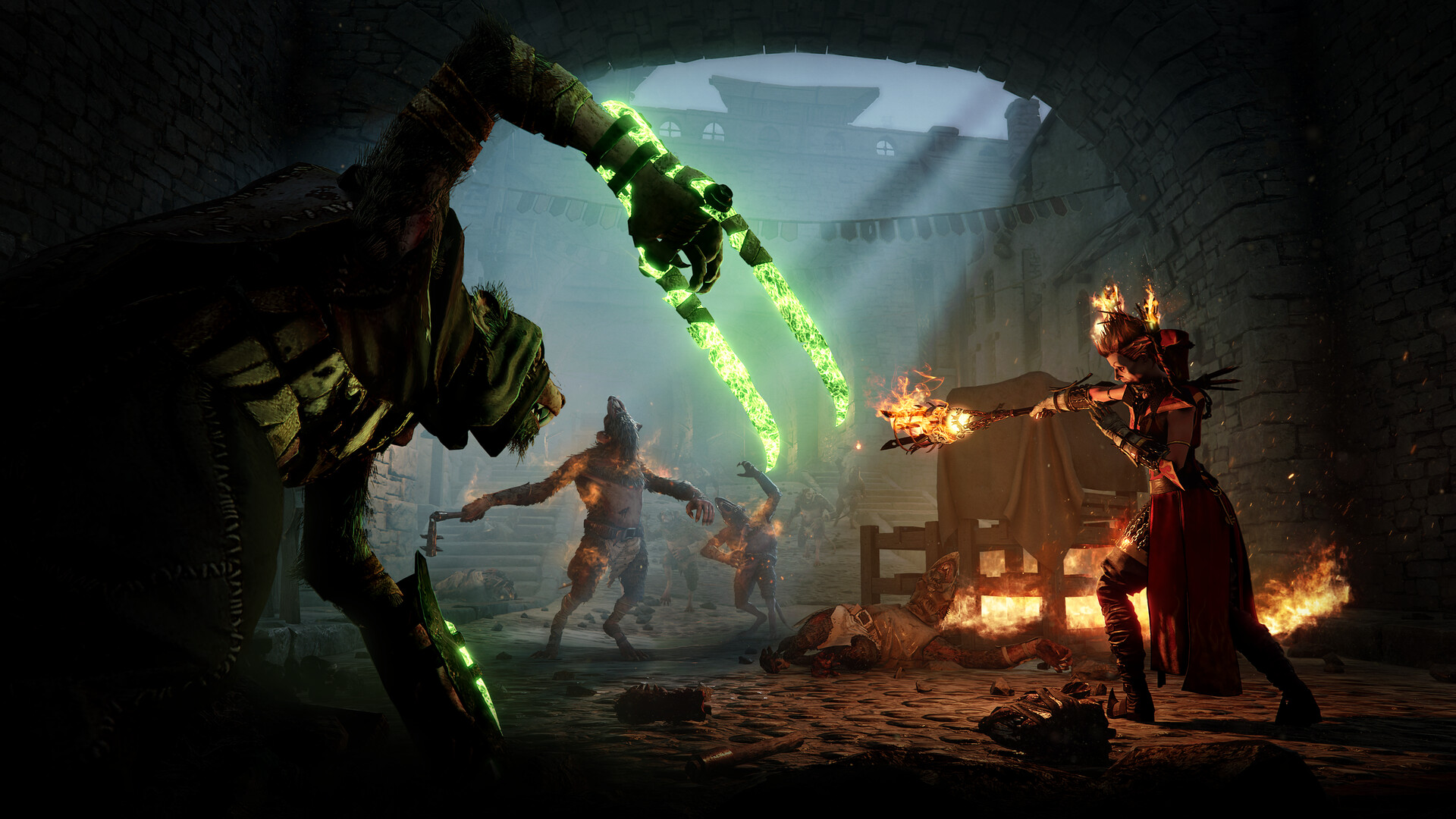 A publisher-submitted gameplay scene from Warhammer: Vermintide 2.